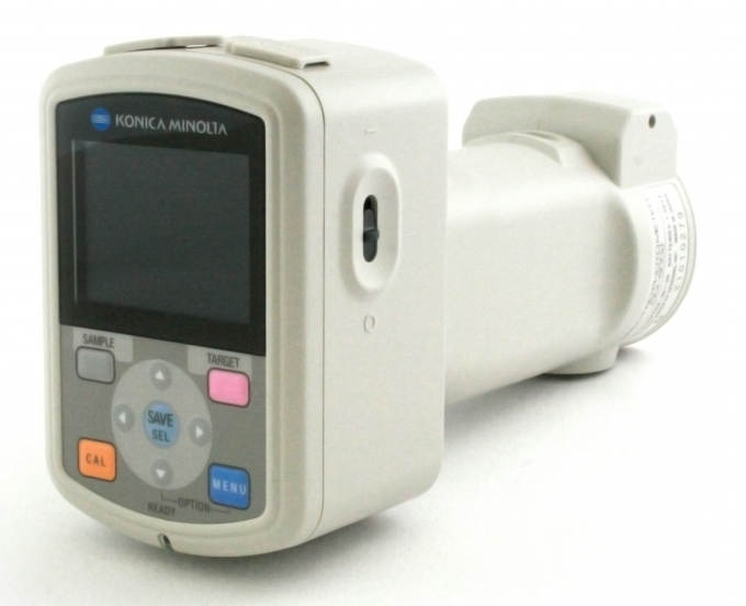 Hohe Präzisions-Handspektrofotometer Minolta CM-600d mit 8mm Öffnung