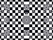 SineImage YE006 Chessboard Test Chart Reflectance For Checking Geometry / Resolution