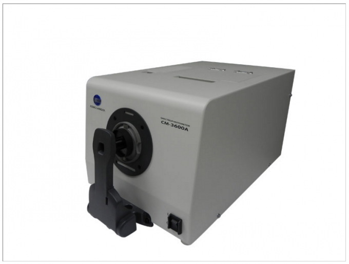 Minolta D/8 SCI/Farbenreinheits-Meter-Spektrofotometer SCE CM-3600A tragbares Farbfür Reflexionsvermögen u. Getriebe